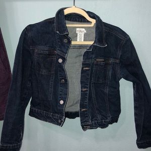 Calvin Klein cropped Jean jacket NWOT